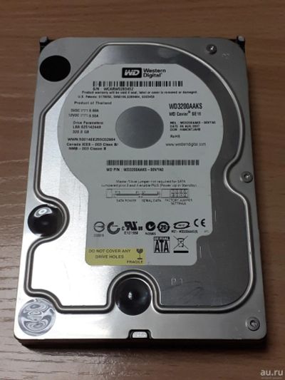 Лот: 18236975. Фото: 1. Жесткий диск 320gb HDD Sata 3... Жёсткие диски (HDD)