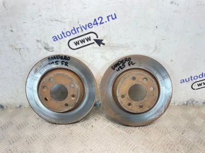 Лот: 25366439. Фото: 1. диски тормозные Renault Sandero... Тормозная система
