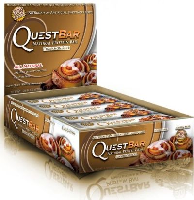 Лот: 3295894. Фото: 1. Батончик QuestBar. 20г. высококачественного... Спортивное питание, витамины