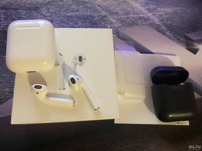 Лот: 17794486. Фото: 1. беспроводные наушники Apple Airpods... Наушники, гарнитуры