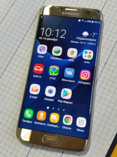 Лот: 10781010. Фото: 1. Samsung S7 edge Duos. Смартфоны