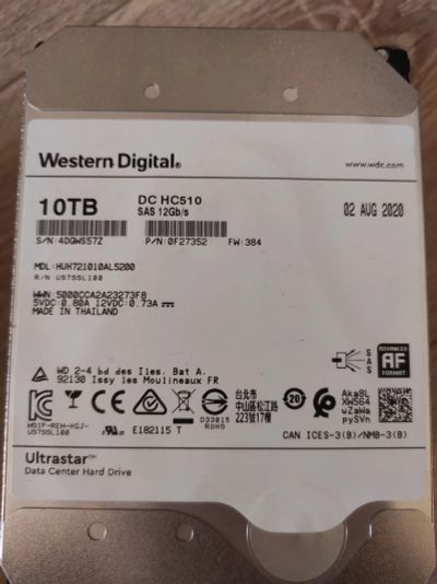 Лот: 19231399. Фото: 1. жесткий диск western digital dc... Жёсткие диски (HDD)
