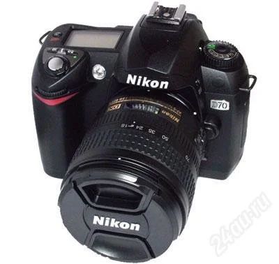 Лот: 130548. Фото: 1. NIKON D70 KIT. Цифровые зеркальные