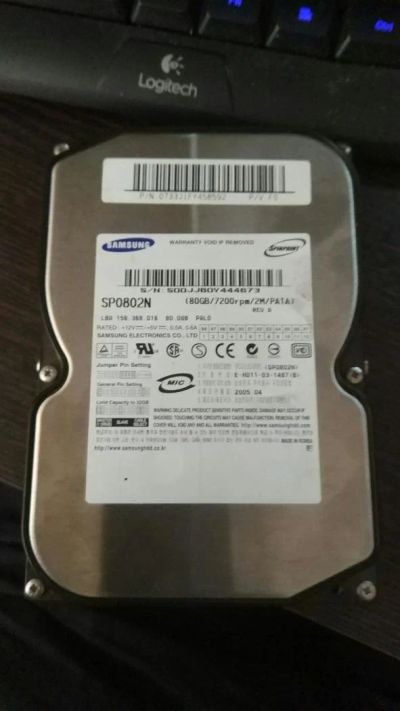 Лот: 10882995. Фото: 1. samsung 80 gb IDE 7200 3,5. Жёсткие диски