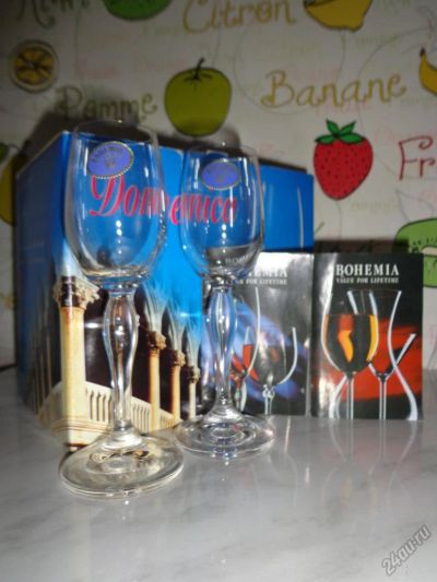 Лот: 5873926. Фото: 1. НОВЫЕ! Рюмки для ликера Bohemia... Рюмки, стопки