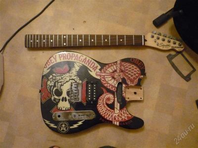 Лот: 1268783. Фото: 1. расчленёнка FENDER SQUIER OBEY... Гитары