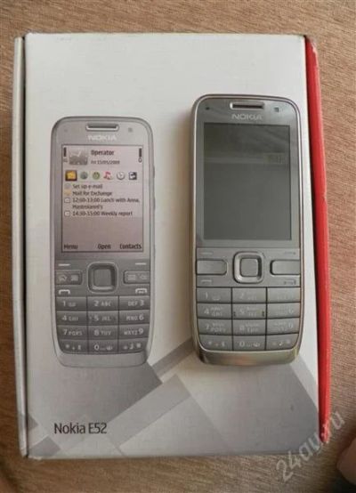 Лот: 1286347. Фото: 1. Nokia e52 на гарантии. Смартфоны