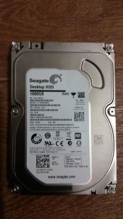 Лот: 7134327. Фото: 1. 1 Тб Жесткий диск Seagate. Жёсткие диски (HDD)