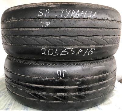 Лот: 14231604. Фото: 1. Шина 205/55 R16 205/55/16 Bridgestone... Шины