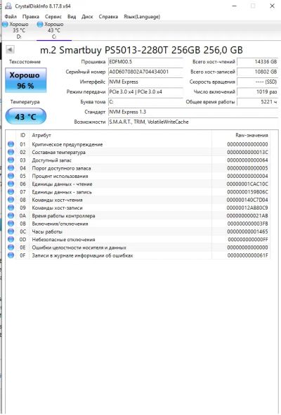 Лот: 19544603. Фото: 1. 240GB SSD M.2 nvme накопитель... SSD-накопители
