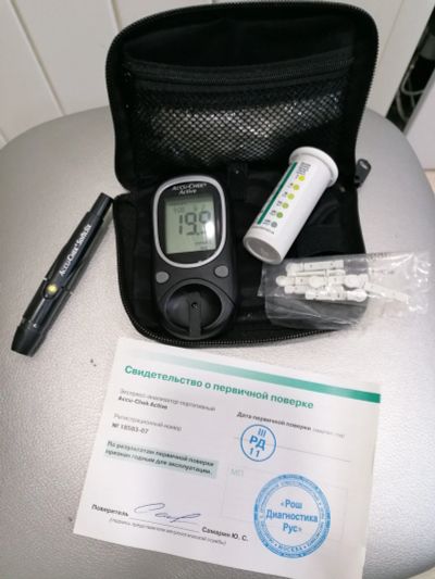 Лот: 17069012. Фото: 1. экспресс анализатор Accu-Chek... Оборудование