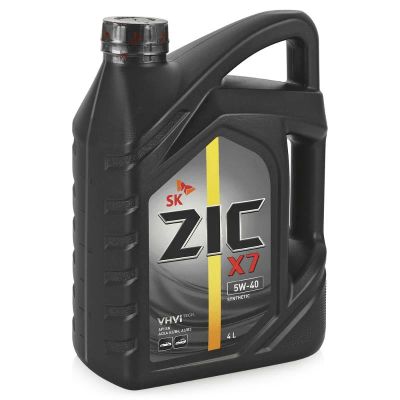 Лот: 9079659. Фото: 1. ZIC X7 5W40 4L (Синтетическое... Масла, жидкости