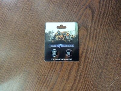 Лот: 2676638. Фото: 1. Кнопки для IPhone и Ipad - Transformers. Другое (смартфоны, связь, навигация)