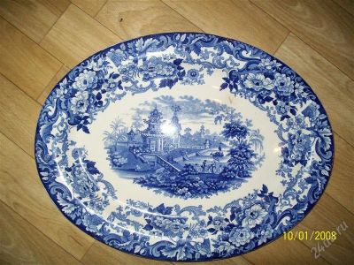 Лот: 1501178. Фото: 1. Блюдо wedgwood (англия) начало... Фарфор, керамика