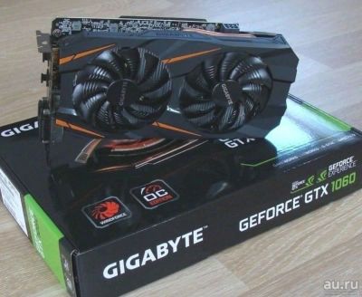 Лот: 14946152. Фото: 1. gigabyte geforce gtx 1060 windforce... Видеокарты