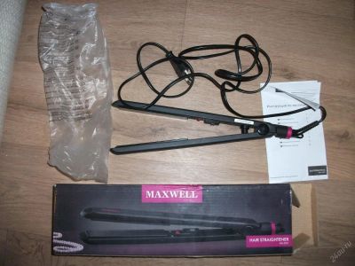 Лот: 3554268. Фото: 1. Выпрямитель для волос Maxwell. Укладка и стрижка волос, бритьё, эпиляция