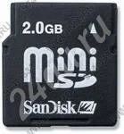 Лот: 470884. Фото: 1. MiniSD 2GB карта памяти внимание... USB-флеш карты