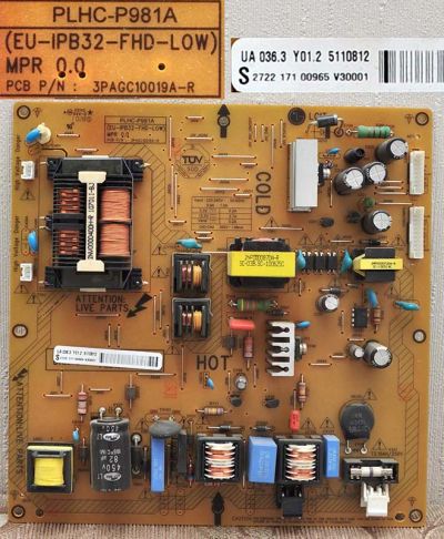Лот: 6924106. Фото: 1. Блок питания с инвертором PLHC-P981A... Печатные платы