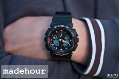 Лот: 10393462. Фото: 1. CASIO G- SHOCK GA-100-1A4! Оригинальные... Оригинальные наручные часы