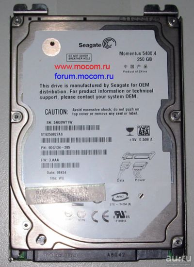 Лот: 9510326. Фото: 1. Жёсткий диск для ноутбука sata... Жёсткие диски (HDD)