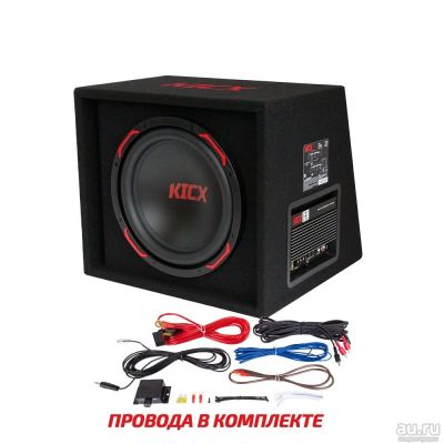 Лот: 16933514. Фото: 1. Kicx GT311BPA корпусной активный... Сабвуферы