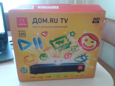Лот: 4215892. Фото: 1. Декодер ДОМ.RU TV. Другое (тв и видео)