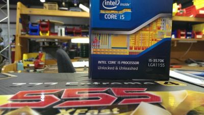 Лот: 3351436. Фото: 1. 4-х ядерный CPU Intel Core i5-3570K... Материнские платы