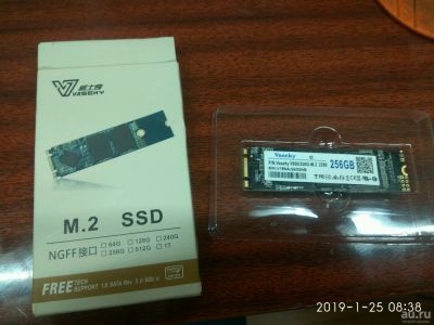 Лот: 13056074. Фото: 1. SSD m.2 256 GB. SSD-накопители