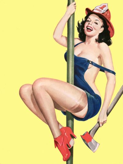 Лот: 4062921. Фото: 1. Постер (плакат) Pin-up USA # 2... Холсты чистые