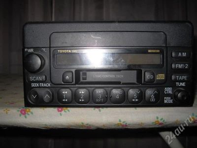 Лот: 708774. Фото: 1. Автомагнитолла от Toyota Land... Автомагнитолы