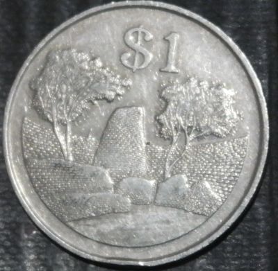 Лот: 19971336. Фото: 1. Экзотика с рубля (20996) Зимбабве... Остальные страны