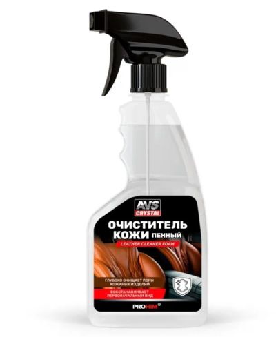 Лот: 23377397. Фото: 1. Очиститель кожи AVS Leather Cleaner... Средства по уходу