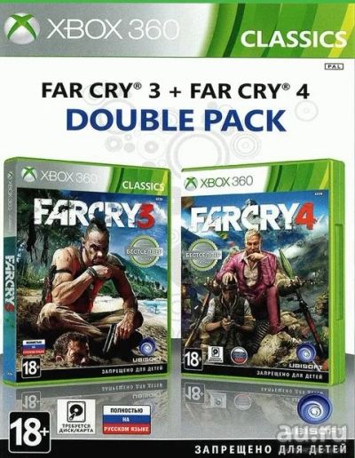 Лот: 13346169. Фото: 1. Комплект "Far Cry 3" + "Far Cry... Игры для консолей