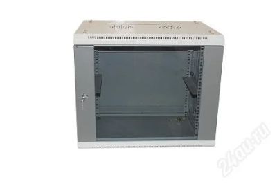 Лот: 2617909. Фото: 1. Шкаф настенный 9U 600x600 серый. Другое (сетевые устройства)