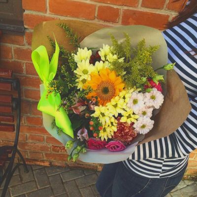Лот: 8241238. Фото: 1. Сборный букет. Цветы на Щорса... Свежие цветы