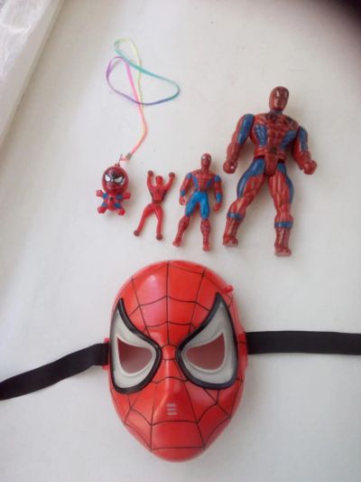 Лот: 8155485. Фото: 1. коллекция человек паук (4 фигурки... Куклы и аксессуары