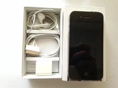 Лот: 2632848. Фото: 1. IPhone 4S, Black, 16Gb оригинал. Смартфоны