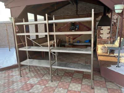 Лот: 18568289. Фото: 1. Стеллаж кухонный нержавейка. Столовые приборы, ножи