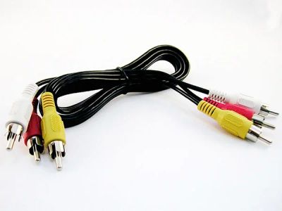 Лот: 6714335. Фото: 1. Провод RCA-RCA (тюльпан-тульпан... Разъёмы