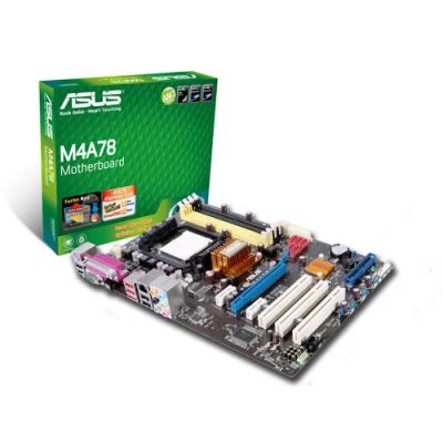 Лот: 6038714. Фото: 1. Материнская плата asus M4A78 socket... Материнские платы