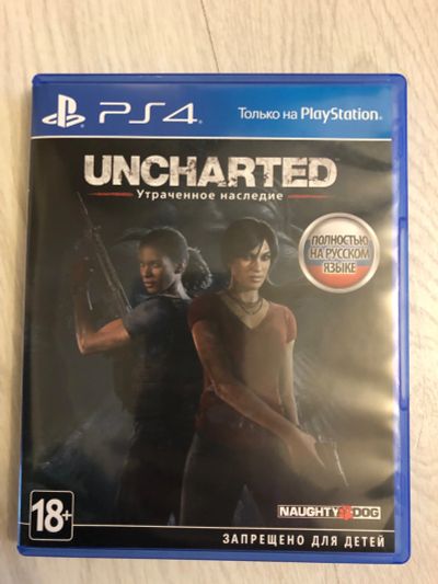 Лот: 15647704. Фото: 1. Uncharted утраченное наследие. Игры для консолей