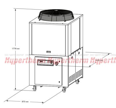 Лот: 17158211. Фото: 1. Охладитель: 5 TON 200-240V 3PH... Плазменная резка металлов