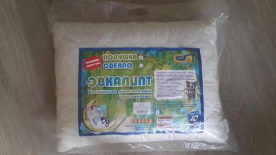 Лот: 3516102. Фото: 1. подушка 50х70см, эвкалиптовое... Одеяла, подушки