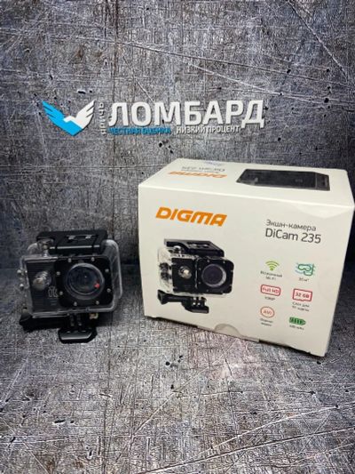 Лот: 17583152. Фото: 1. Экшн камера digma dicam 235 (л3789... Экшн камеры
