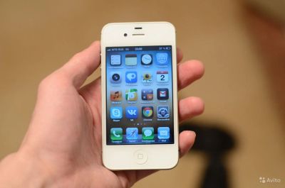 Лот: 6652965. Фото: 1. iPhone 4s 16Гб, Белый, в идеале. Смартфоны