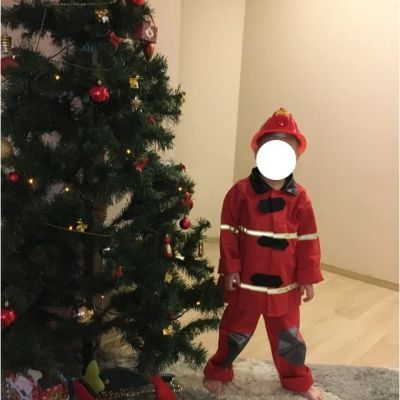 Лот: 12699381. Фото: 1. «Пожарник» Новогодний костюм пожарного... Детские карнавальные, праздничные костюмы