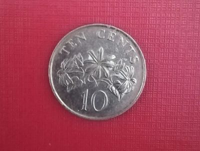 Лот: 16385795. Фото: 1. Сингапур 10 центов 1991. Азия