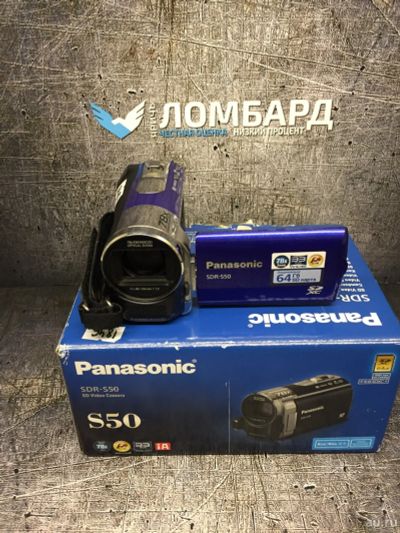 Лот: 15841378. Фото: 1. Видеокамера Panasonic SDR-S50... Видеокамеры