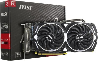 Лот: 18625495. Фото: 1. Видеокарта MSI Radeon RX 570 OC... Видеокарты