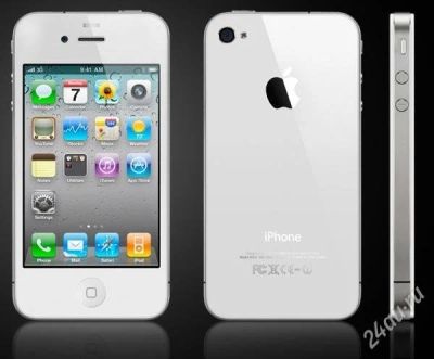 Лот: 1336776. Фото: 1. Iphone 4s white 16 gb. Смартфоны